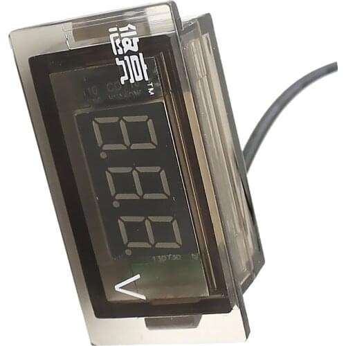 Mini Green LED Digital Voltage Meter Voltmeter Panel DC 12 To 24V Waterproof