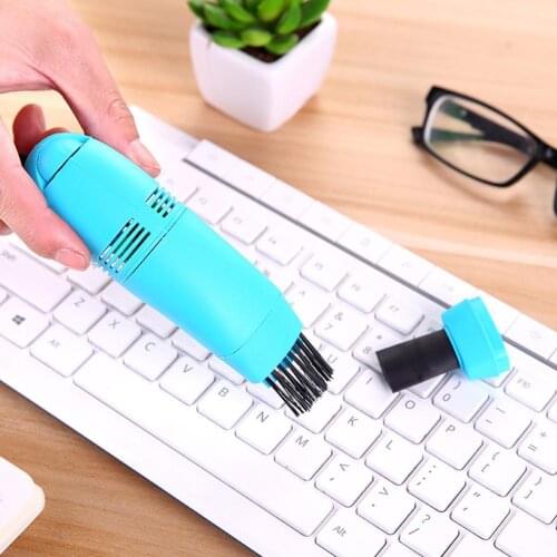 New Computer Keyboard USB Vacuum Cleaner PC Laptop Brush Dust Remover Cleaning Tool