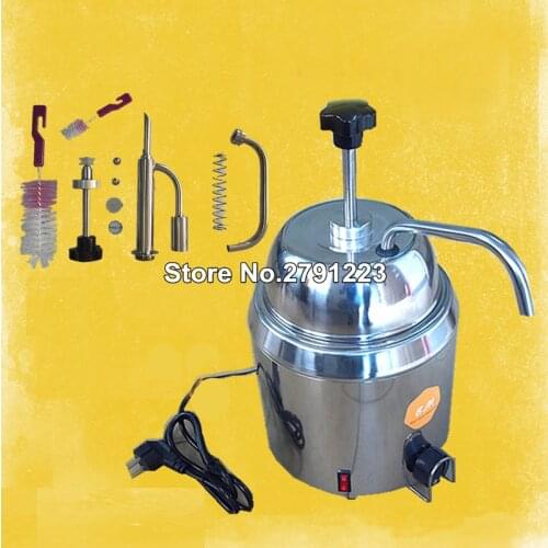 110V Or 220V Hot Cheese Chocolate Dispense Warmer, water heating machine, pump, Western food, cafeteria, food machinery