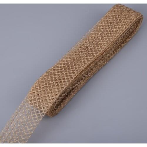4.5cm width pleated crinoline braids with wave garment crinoline mesh fabric for millinery 100yards/lot