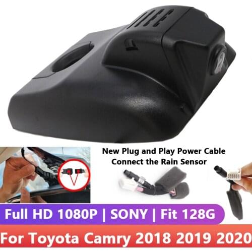 Plug and play Car DVR Wifi Video Recorder Dash Cam Camera Control by Mobile Phone App HD 1080P For Toyota Camry 2018 2019 2020