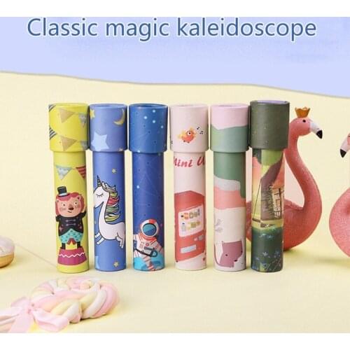 Brain Developmental Kaleidoscope Educational Toy Preschool Kids' Party Favor Set Cartoon Prisms for Baby Toddlers Gift