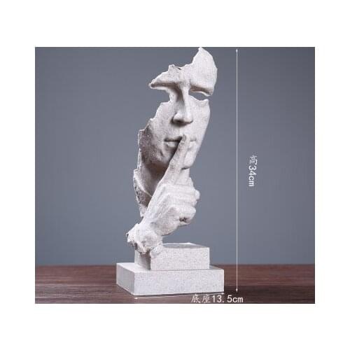 Nordic Home Furnishing living room TV cabinet cabinet entrance ceramics decoration Abstract model Resin Abstract ornaments gift