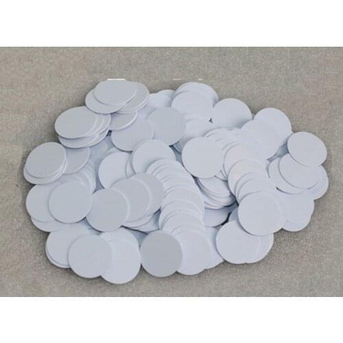 T5577 125KHz 25mm coin tags RFID 100pcs/lots
