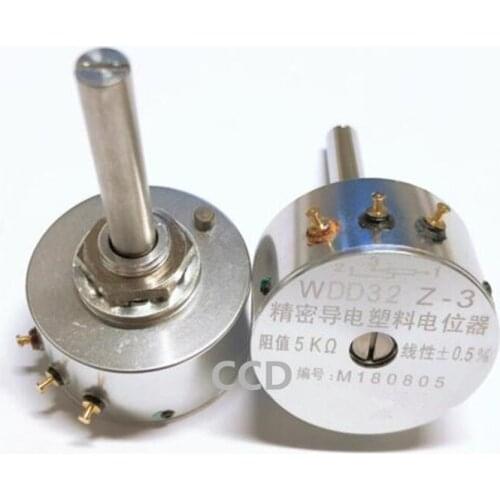 WDD32Z-3 1K/2K/5K/10K 0.5% Precision conductive plastic angular displacement sensor potentiometer WDD32Z3