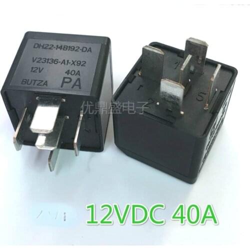 1PCS For Land Rover Jaguar 12V 5PIN 40A Relay V23136-A1-X92 DH22-14B192-DA Automotive Relays