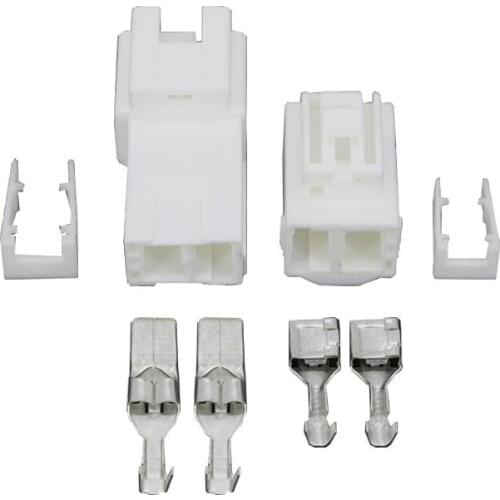 2 Pin Female And Male Auto Wire Electronic Connector Plug With Terminal DJ7025Y-7.8-11/21