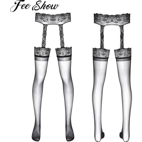 6 Style Men Stretchy Hollow Out Fishnet Stockings Tights See-through Crotchless Pantyhose Nightwear for Lingerie Night Club Wear