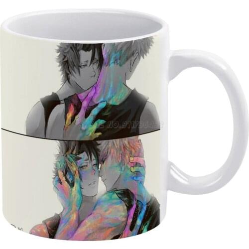 PridePaint Pride Kiribaku White Mug New Good Quality Print Mug 11 Oz Coffee Cup Kiribaku Bakushina Bakugou Bnha Mha Katsuki Bak