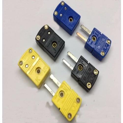 Free shipping 10pc SMPW-J-M/F Female male J type socket connector Thermocouple plug original