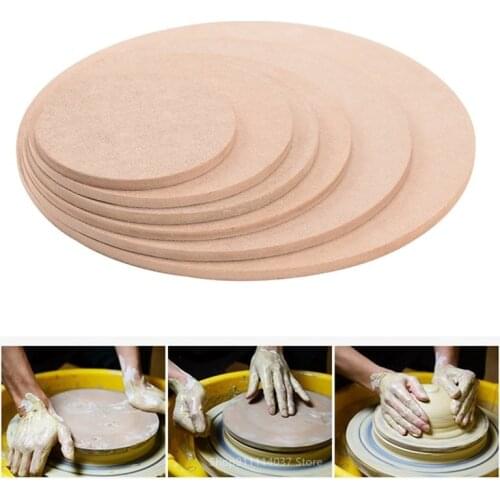 1 PCS Pottery Art Density Board Drying Slab Wood Fiber Compression Ceramic Board DIY Pottery Clay Making Wheels Drying Plank