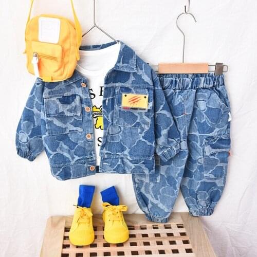 New leisure clothes baby suits boys spring and autumn clothing infant children clothes Camouflage infant cotton 3 pcs suit