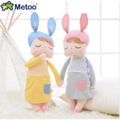 15cm Metoo Doll Stuffed Toys Plush Animals Kids Toys for Girls Children Kawaii Baby Plush Toys Cartoon Angela Rabbit Soft Toys