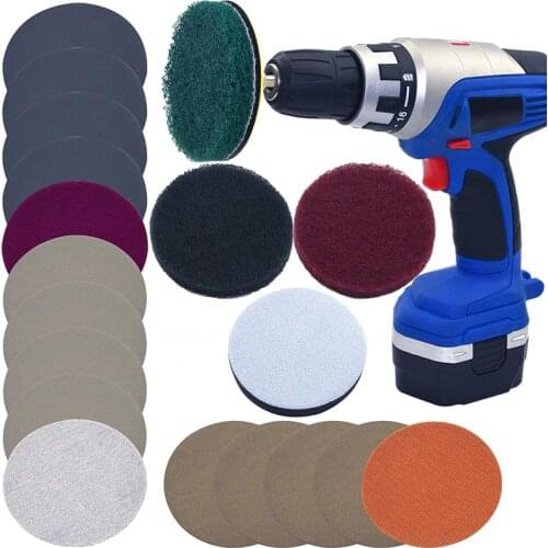 3 Inch 75mm Sandpaper DIY Car Lights Kit Polishing Restoration Car Headlights Repair Set For Polishing Sanding