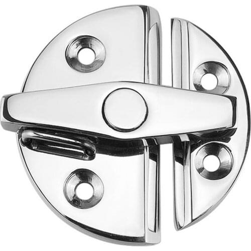 New Marine Grade 316 Stainless Steel Boat Door Cabinet Hatch Round Turn Button Twist Catch Latch Marine Hardware Accessories
