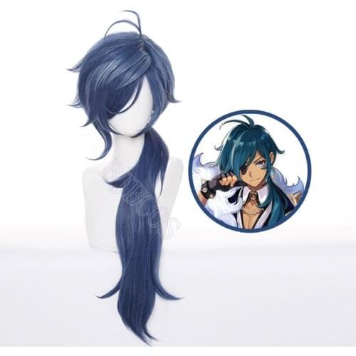 Game Genshin Impact Cosplay Halloween Kaeya Cosplay Wig Genshin Impact Kaeya Cosplay Hair
