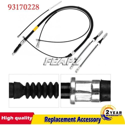 Fits for Opel Corsa C Replacement Accessory Handbrake Parts Parking Brake Cable Set 90576453, 90576454, 93170227, 93170228