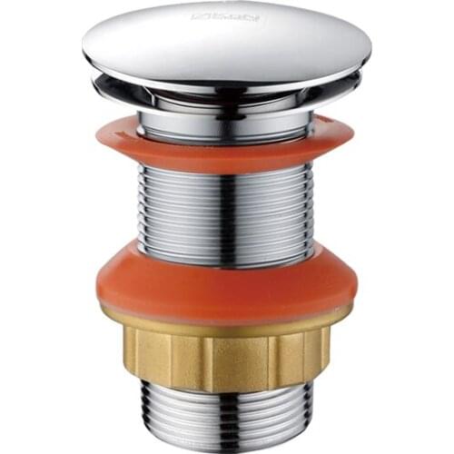 Durable G 1-1/4" Brass Material Push Down Pop-up Basin Waste Without Overflow Basin Drainer