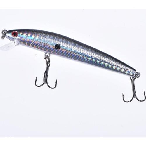 1PCS/lot 9.5cm 8.5g Fishing Lure Minnow Hard Bait with Fishing Hooks Fishing Tackle Lure 3D Eyes Baits