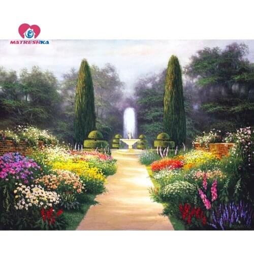 5d diy diamond painting landscape nature Flowers tree diamond embroidery nature art rhinestones embroidery crystals mosaic drill