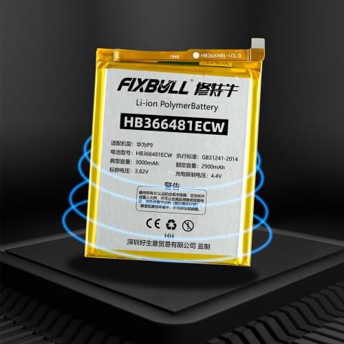 FIXBULL Orginal Mobile Phone HB366481ECW Battery For Huawei P9 G9 P10 P20 Lite Honor 8 9 Lite Honor 8 5C 7C 7S 9i 3000mAh +Tools