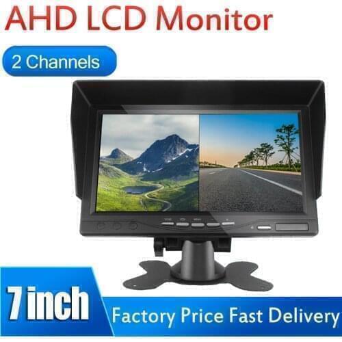 AHD LCD Monitor 7 Inch LCD Desktop Car Monitor