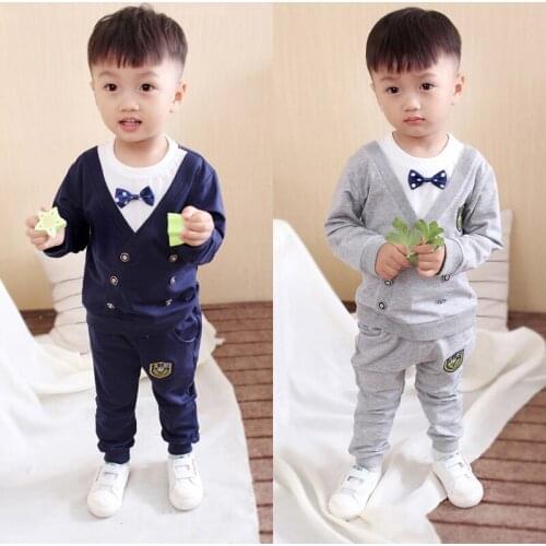 BibiCola Baby Boys Clothing Set Autumn Spring Children Fashion Cotton Suits Outfits Kids Boys Tracksuit Sets for Boys Clothe