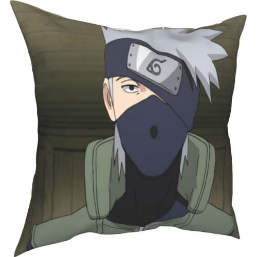 Kakashi Sensei Pillow Slipcovers Cushion Pictures Pallet Cushion Blue Pillow Case Hair Cushions Pillow Cover Pillowcase