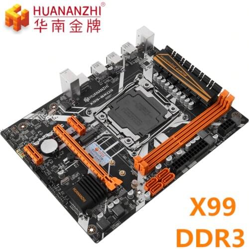 HUANANZHI X99 Motherboard LGA2011-3 X 99 Mainboard NVME M.2 DDR3 Ram REG ECC Memory Intel Xeon E5 Computer Game Desktop Board PC