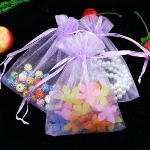 Wholesale Organza Bag 30x40cm,Wedding Jewelry Packaging Pouches,Nice Gift Bags,Orchid Color,100pcs/lot