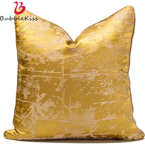 Bubble Kiss Gold-plated Cushion Cover Hotel Decorative Pillowcase Luxury Home Decor Throw Pillow Cover for Chair Living Room
