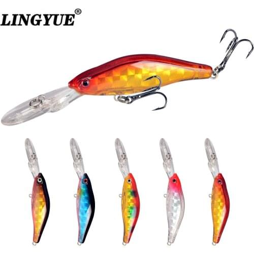 1pcs Lifelike Hard Minnow Fishing Lures 9cm 7g High Quality Bass Crankbait Wobbler Fishing Tackle 5 Color Available Fishing Bait