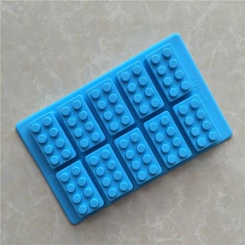 Rectangular block silica gel chocolate mold