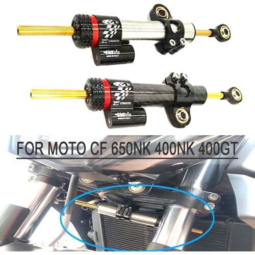 NEW Motorcycle Adjustable Steering Damper Stabilizer For CF MOTO 650NK 400NK 400GT Dedicated