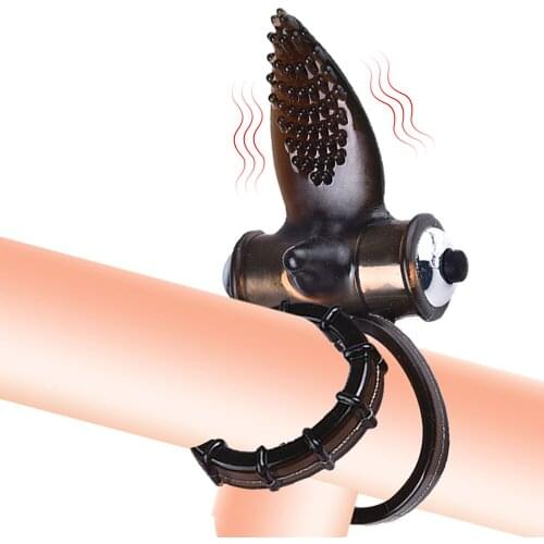 Couple Sexy Toy Vibrating Ring Clitoris Stimulator Penis ring Vibrator Cock ring Adult Erotic Sex Products for men Male