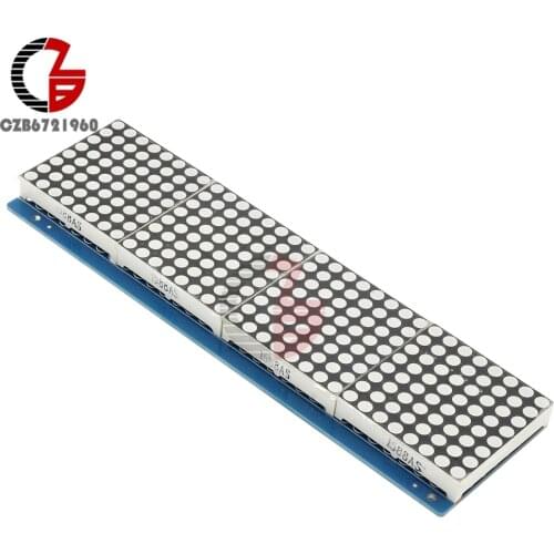 HT1632C LED Driver Dot Matrix Module with MCU Red Led Display PWM Brightness Control 3208 Replace MAX7219 for Digital Clock