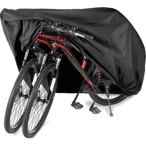 Waterproof Bike Cover, Heavy Duty 210D Oxford Bicycle Cover with Double Stitching & Heat Sealed Seams, Protection from UV Rain