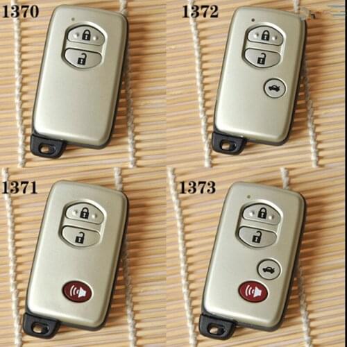 DAKATU Replacement Shell Smart Remote Key Case Fob 2/3/2+1/3+1 Button For Toyota Camry Crown Highlander Prado Remote key case