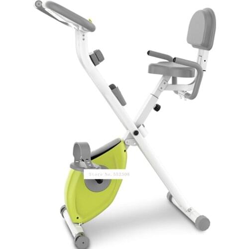 8 Gear Magnetic Control Bike Folding Mute Indoor-Cycling Spinning Exercise Bike Weight Loss Fitness Exercise Dynamic Bicycle