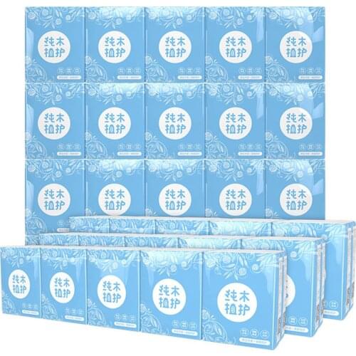 Adeeing Napkins Multifold Paper Towels Packet Pockets Household Bathroom Tissues