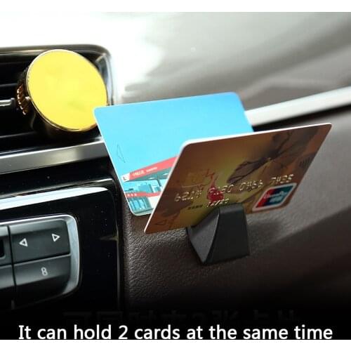 Auto Fastener Card Bill Holder Mount Portable Car Parking Card Clamp Desktop Stand Vehicle Card Fixed Holder Clips