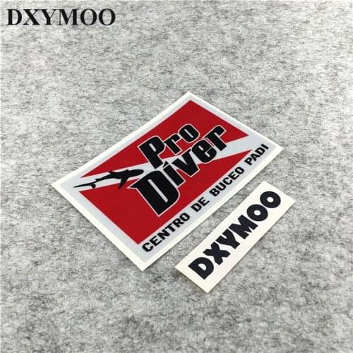 Car Styling Pro Diver CENTRO DE BUCEO PADI Stickers Scuba Dive Shark Fish Tank Decals Vinyl