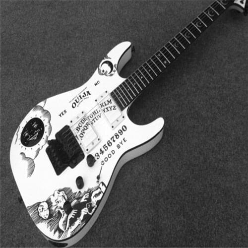 Free transportation, 6 string electric guitar, 24 sound electric guitar, moon goddess design, can be customized