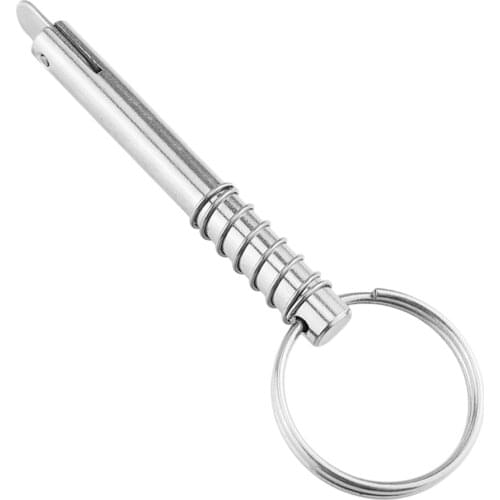 8x76mm Stainless Steel Quick Release Pin with ring for Boat Bimini Top Deck Hinge, Durable Marine Hardware, Easy Installation