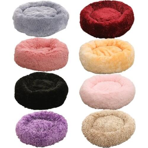 Soft Cat Dog House Long Plush Deep Sleep Pet Blanket cats Mats Dog Beds For Small Dogs Bull Terrier Puppy Pets Blanket Bed