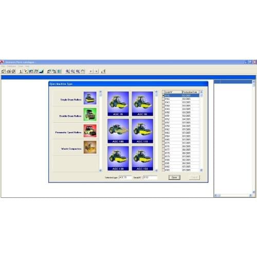 For AMMANN Road Rollers Spare Parts Catalog