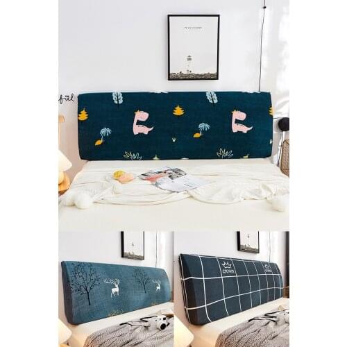 Printed Elastic Bed Head Back Cover Universal All-inclusive Bedside Covers Dustproof Protectors Headboard Case For BedRoom Hotel