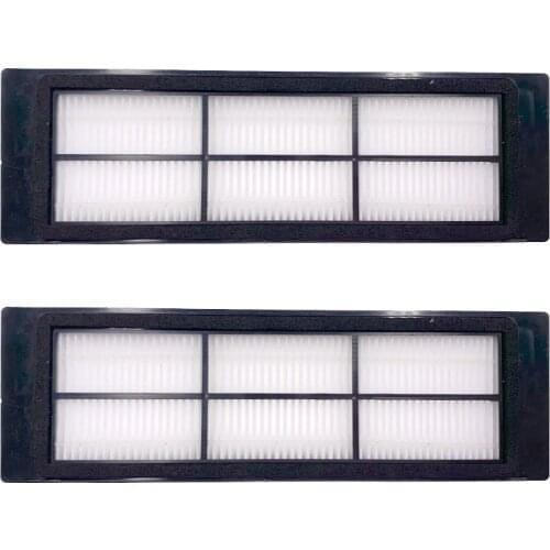2 HEPA filters for xiaomi 1 and 2 Roborock S55 T4 T6 spare parts for MiJia cleaning robot vacuum cleaner parts