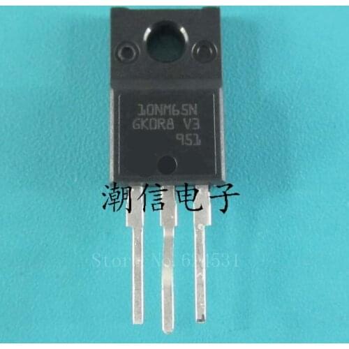 Hot spot 5pcs 10NM65N TO-220F new