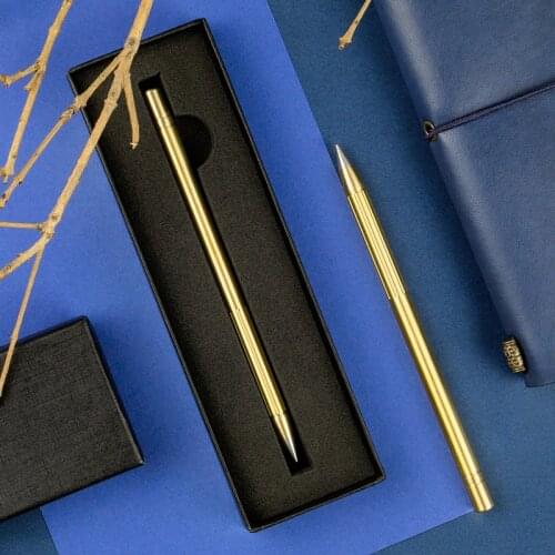 Brass Metal Pen No Ink Forever Pen Students Use Creative Personality Pen Gift